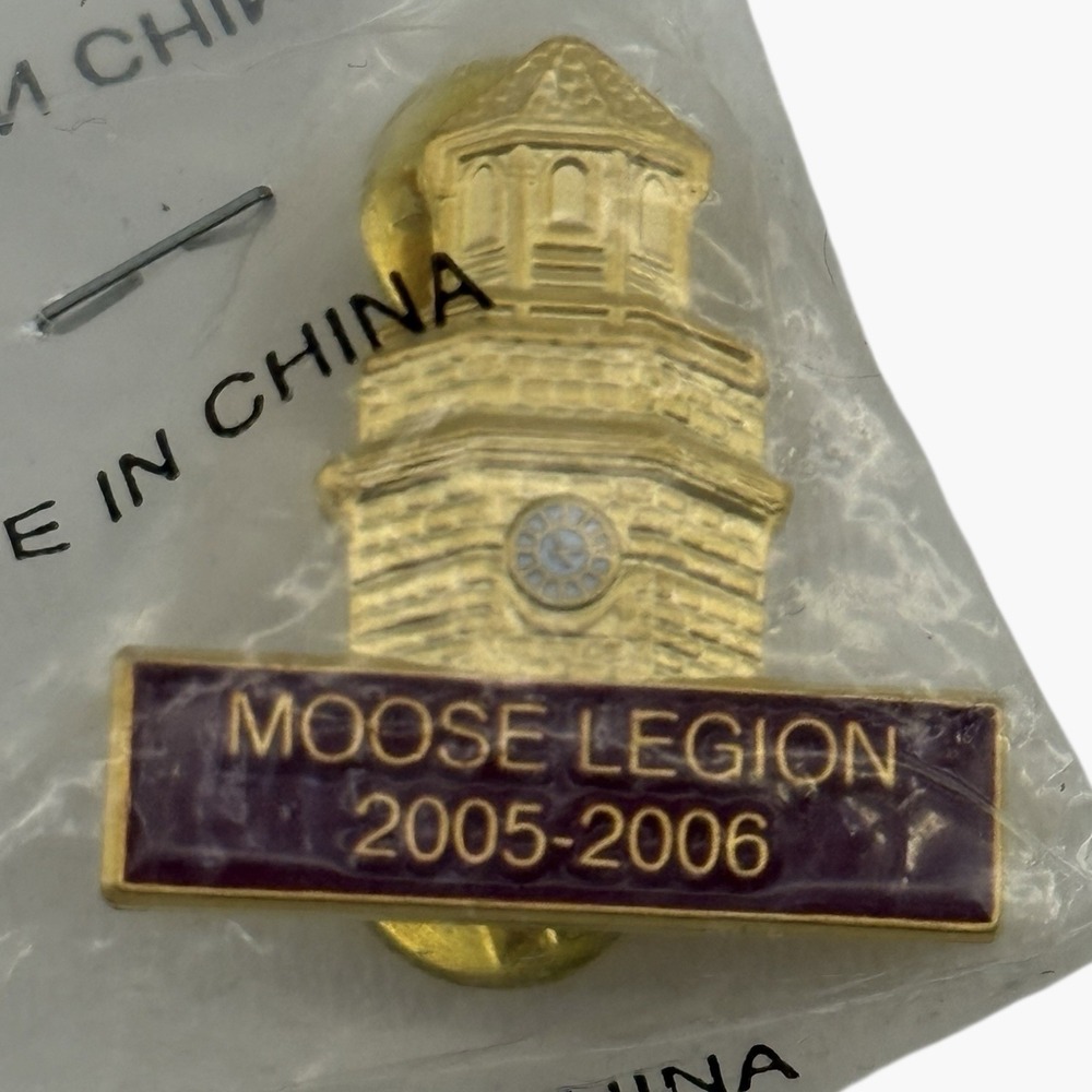 New Moose Legion Pin 2005–2006 Fraternal Organization Lapel Pin NOS
